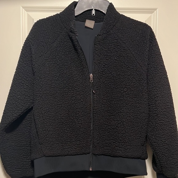 CALIA by Carrie Underwood Jackets & Blazers - CALIA black Sherpa textured zip up coat